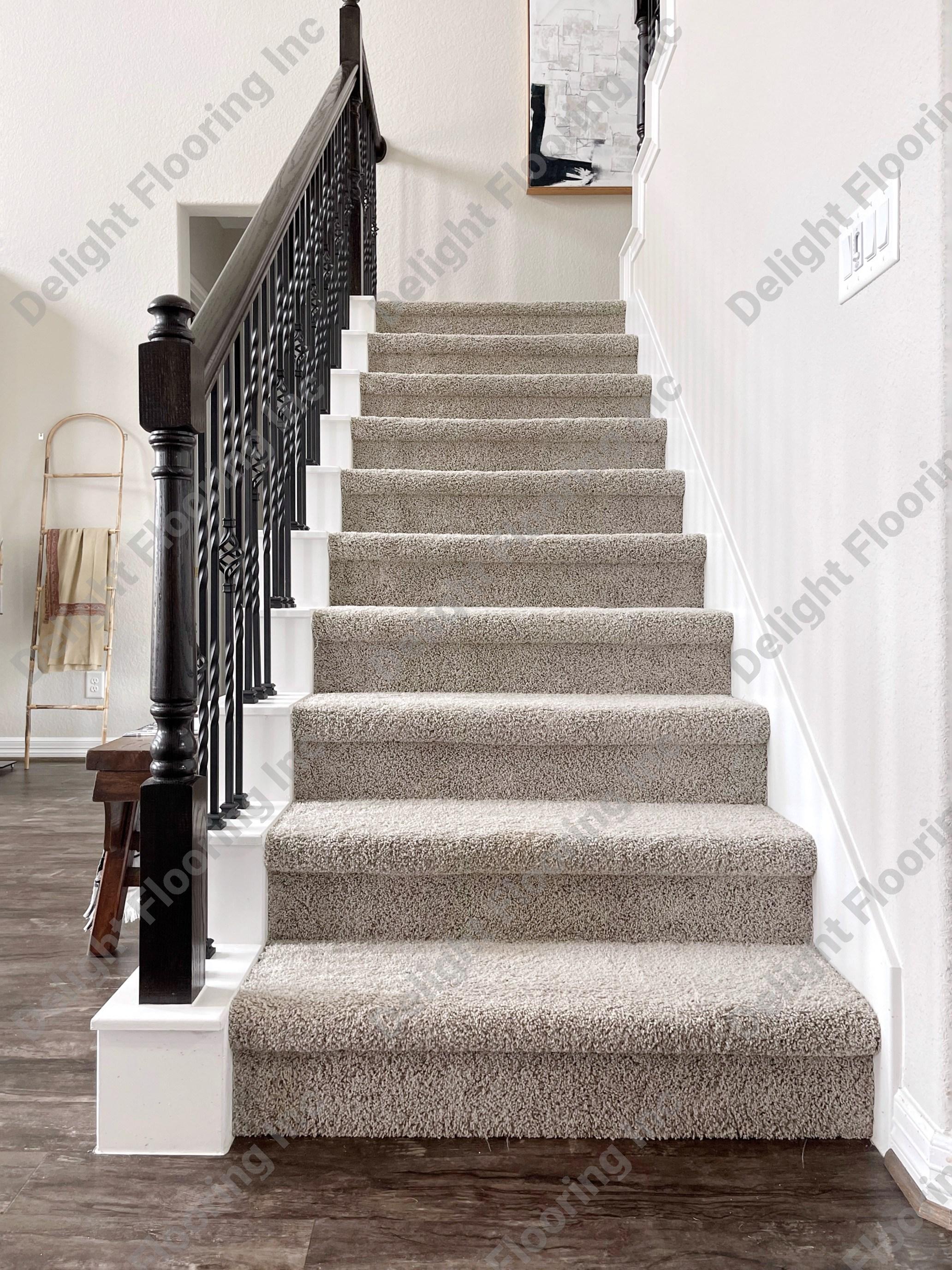 Carpet stairs project