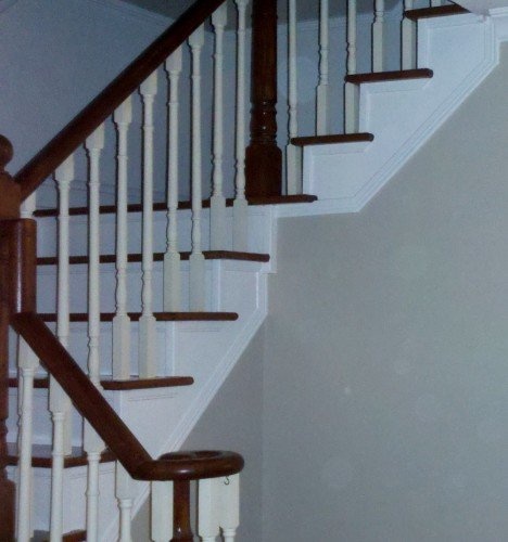 Hardwood stairs project
