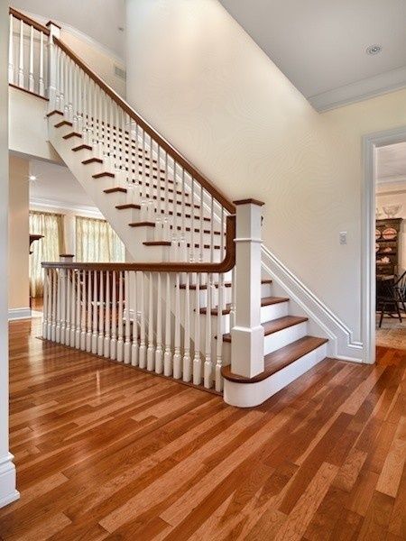 Hardwood stairs project