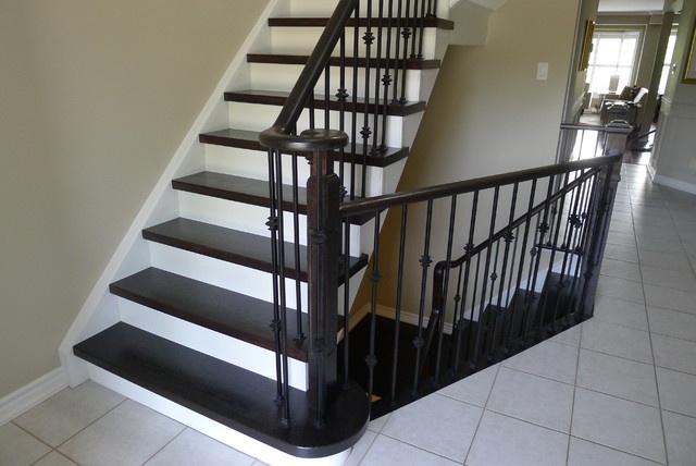 Hardwood stairs project