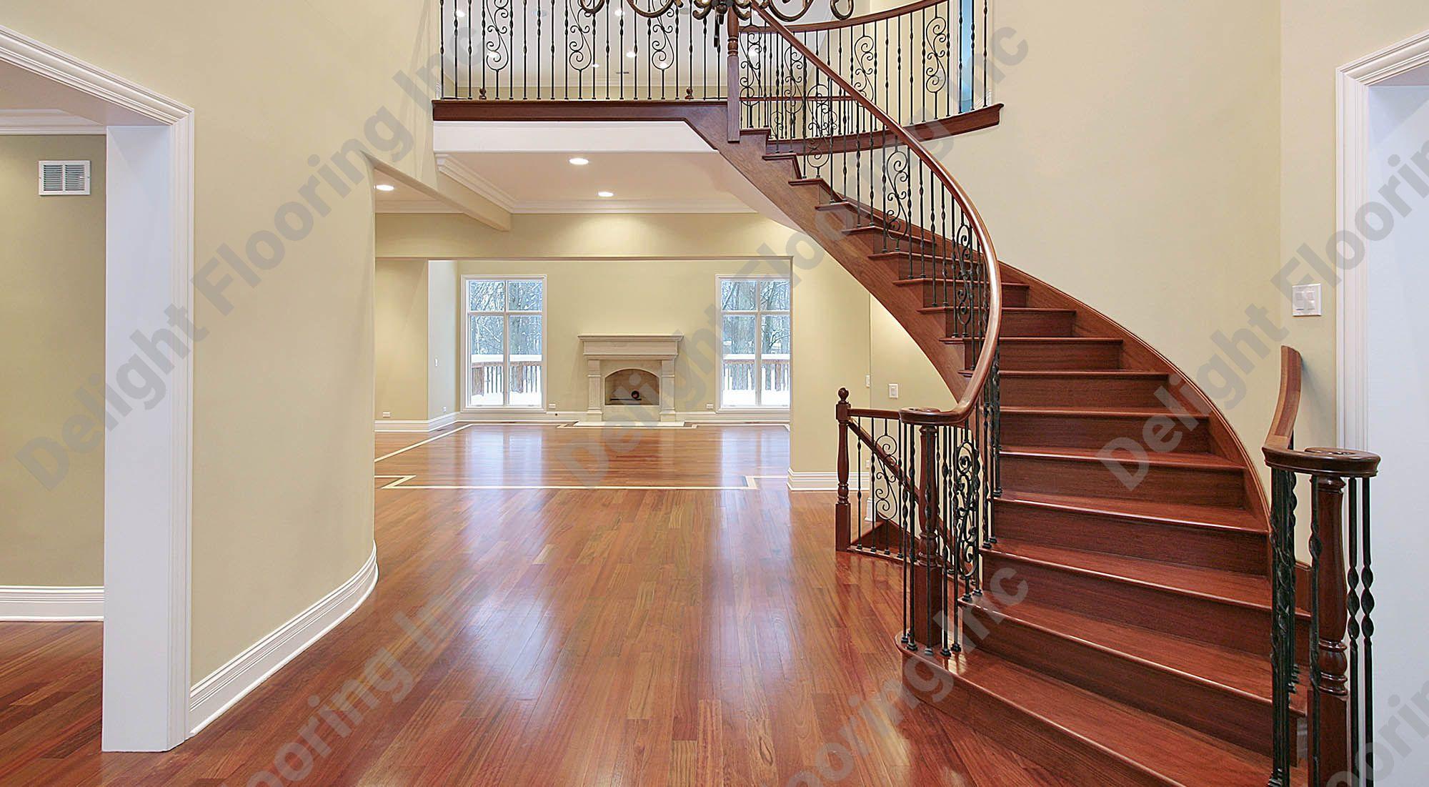 Hardwood stairs project