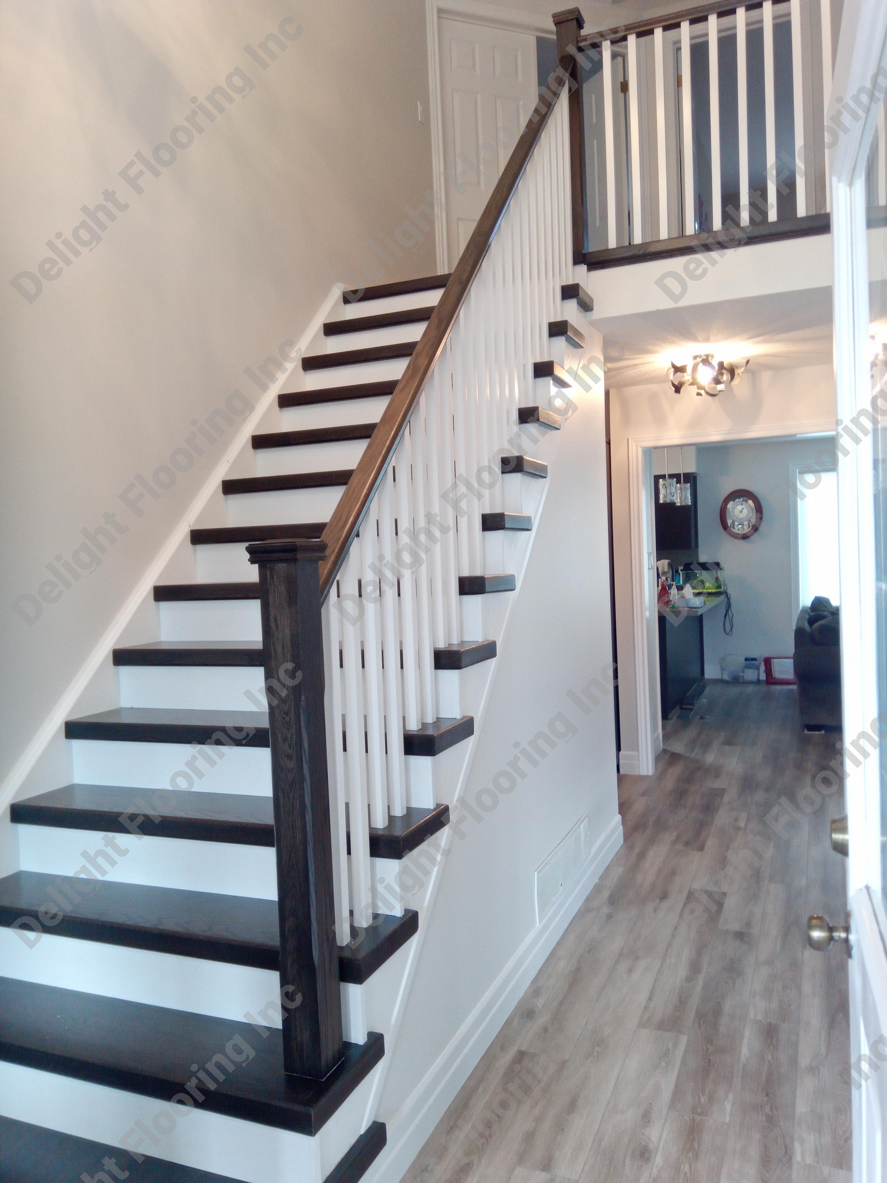 Hardwood stairs project