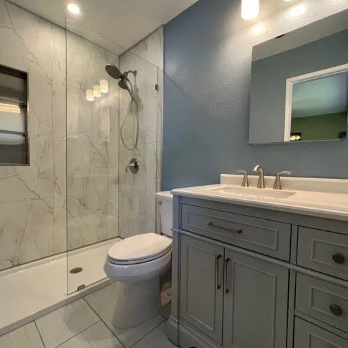 Shower and wall-tile details
