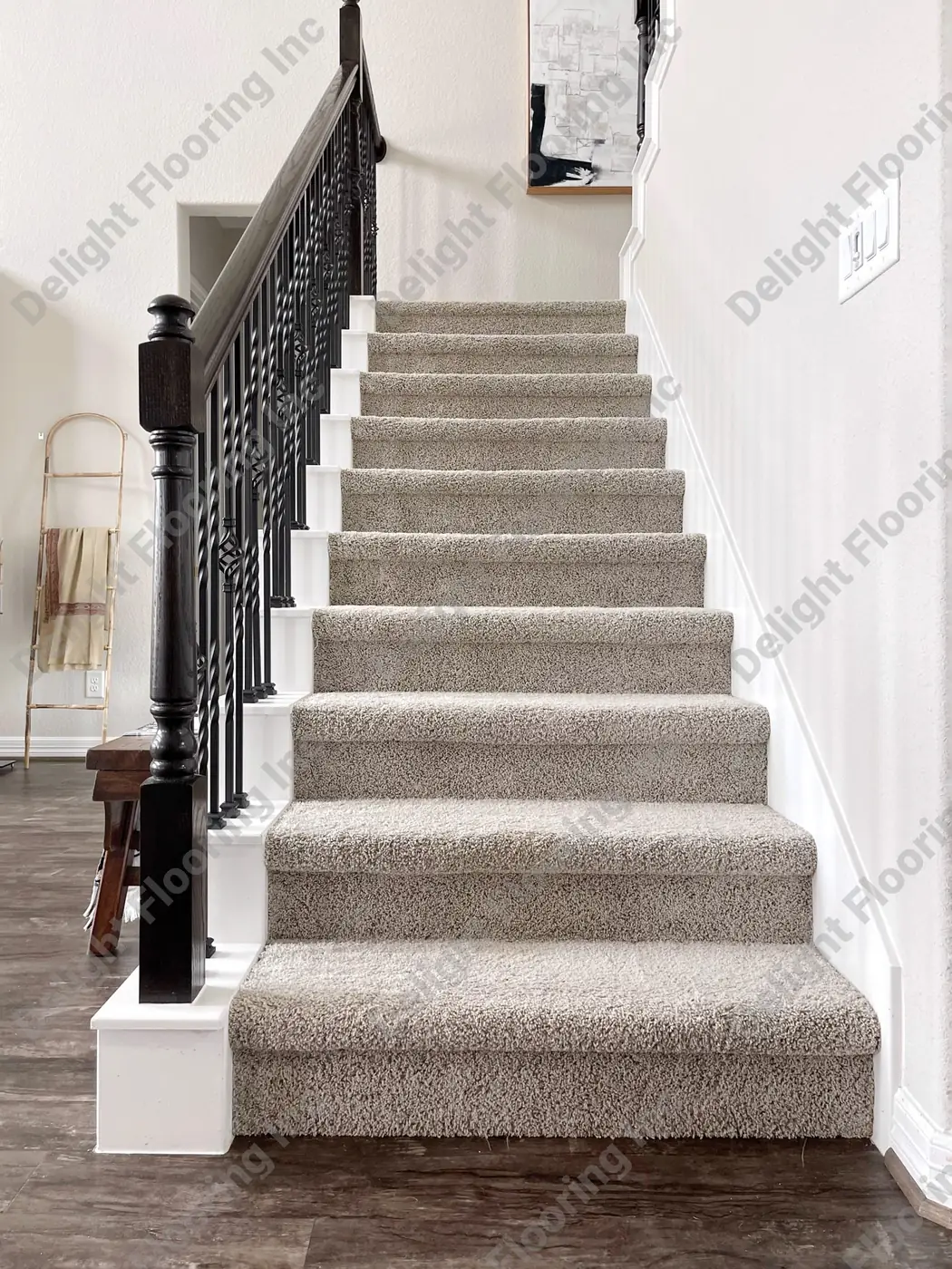 Carpet stair runner