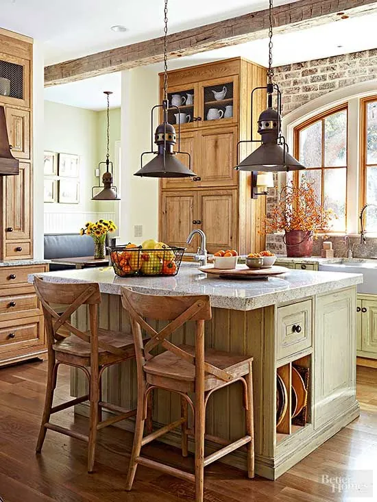 Hardwood flooring features a diagonal layout and visible grain across a clean, even installation.
