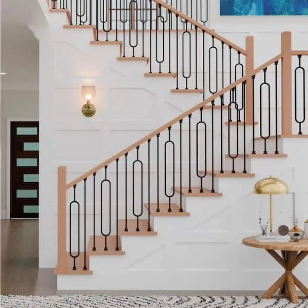 Custom stair railing