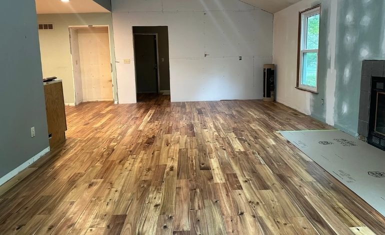 Laminate flooring project